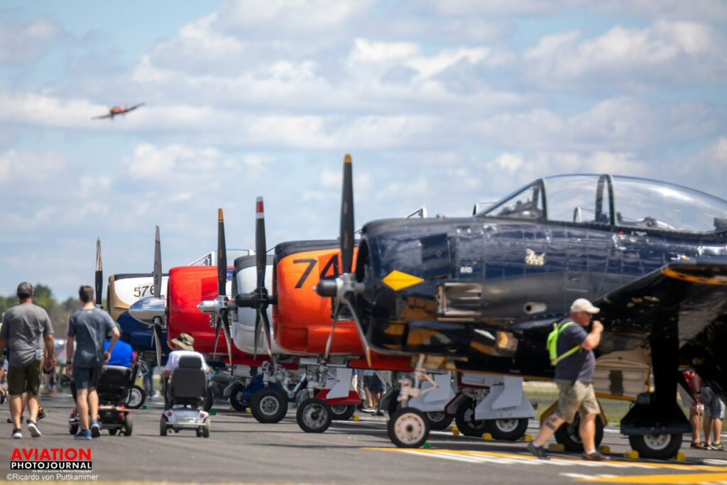 Warbirds at Airventure 2022 T 28 Trojan