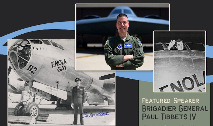 Warbirds of Glory Fundraiser to Feature Open House Gala Dinner and Presentation by Brig. Gen. Paul Tibbets IV