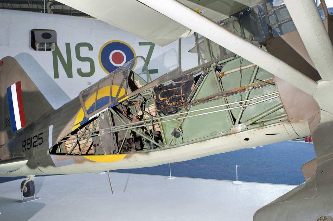 The Westland Lysander III, the only surviving Special Duties variant of this aircraft 