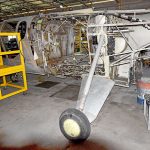 Westland built Dragonfly HR3 WG725 inital stages of restoration at RAAF Amberley 2021