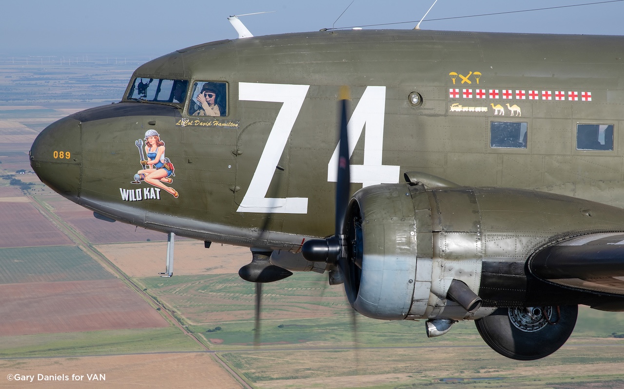 WWII Airborne Demonstration Team Keeps Two ‘Skytrains’ Airborne to Honor Veterans 28 Wild Kat Gary Daniels 06 copy
