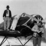 Will Rogers and Wiley Post with Explorer Orion August 1935 Library of Congress