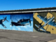 World War II Airplane Murals Painted on Oregon Airport Hangars Prineville Airport