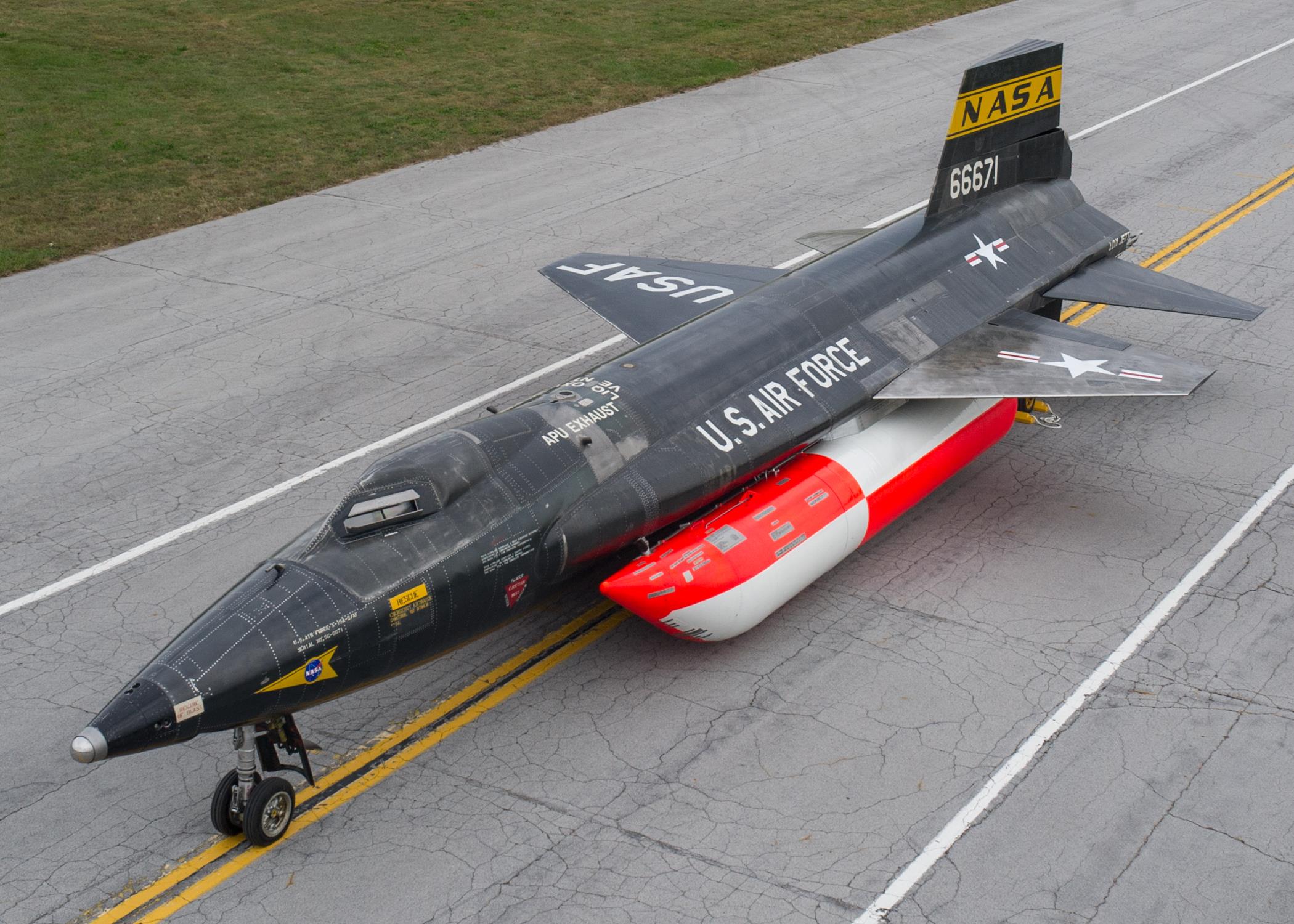 X 15A 2 AF Ser. No. 56 6671 is at the National Museum of the United States Air Force