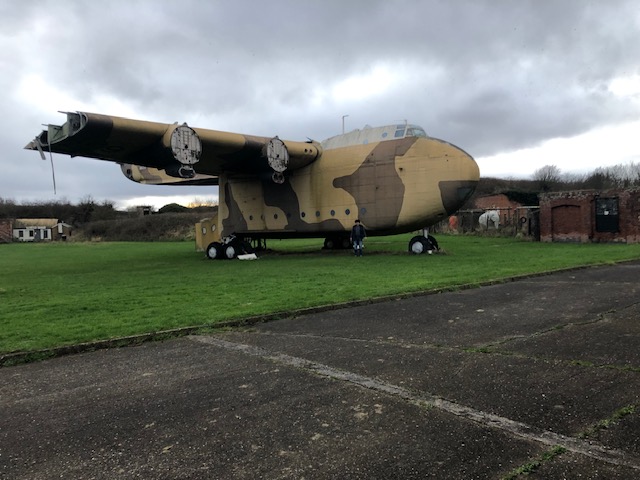 Disassembly for transport by then-owner Martyn Wiseman stalled as crowdfunding efforts to support his project to move the aircraft failed to meet their targets. [Photo via Solway Aviation Museum]