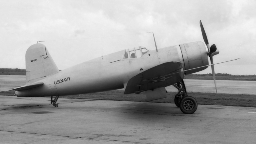 XF4U 1 1940 edited NACA