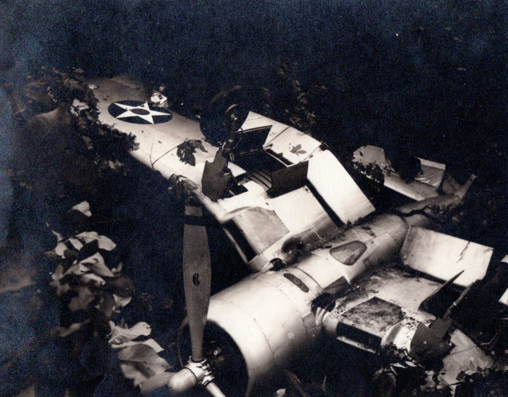 XF4U 1 accident July 9 1940 Photograph courtesy of New England Air Museum Ramsay Library9
