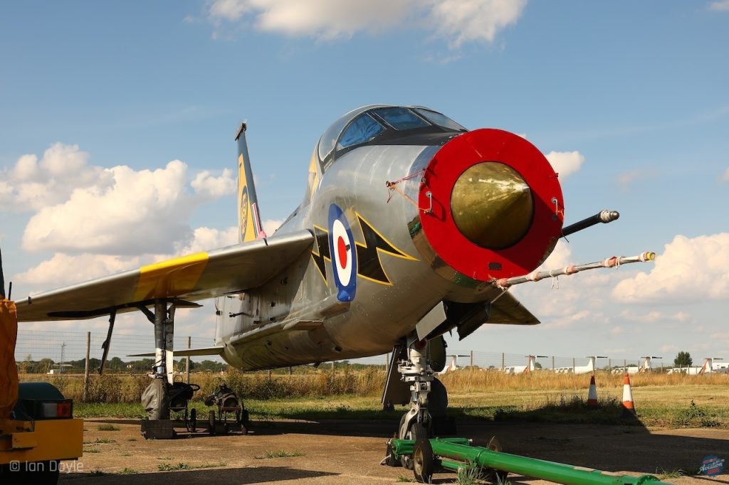 Ride the Lightning 22 XS458 the only running T.5 two seat trainer maintained in taxiable live condition. 4