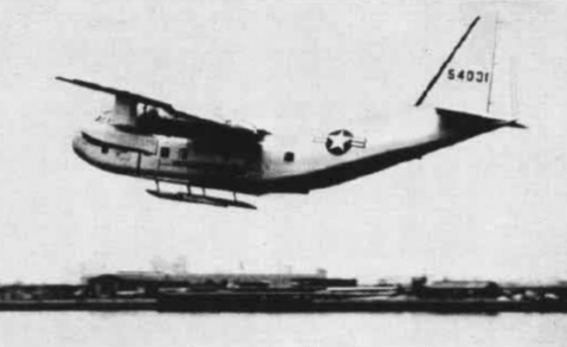 Grounded Dreams: Chase XC-123A - The First Jet Transport of the Cold War 13 YC 123E with pantobase landing gear 1955