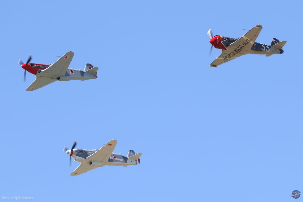 Warbirds Over Wanaka 2026 Delivers Spectacular Easter Weekend Airshow in New Zealand 16 Yak 3ship 7D2 3124