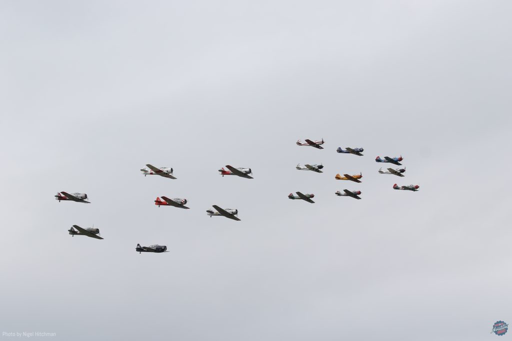 Warbirds Over Wanaka 2026 Delivers Spectacular Easter Weekend Airshow in New Zealand 40 Yak and Harvard formation 7D2 8182