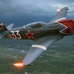 Yakolev 3 Steadfast with wingtip flames by Gavin Conroy