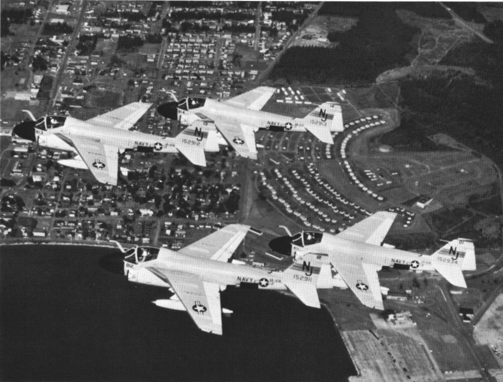 Attack Squadron 128 - The Twenty-Eight-Year Legacy Of The Golden Intruders 10 a 6a intruders of va 128 in flight c1969