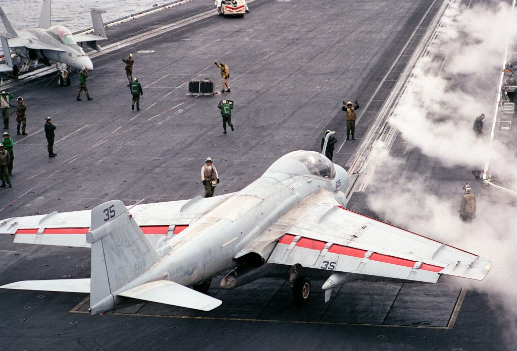 Attack Squadron 128 - The Twenty-Eight-Year Legacy Of The Golden Intruders 12 a 6e va 128 on uss ranger cv 61 1992
