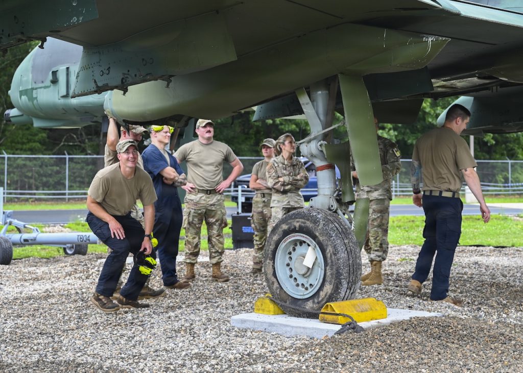 a warthog with two identities flies again at barnes air national guard base803 z dy432 1118