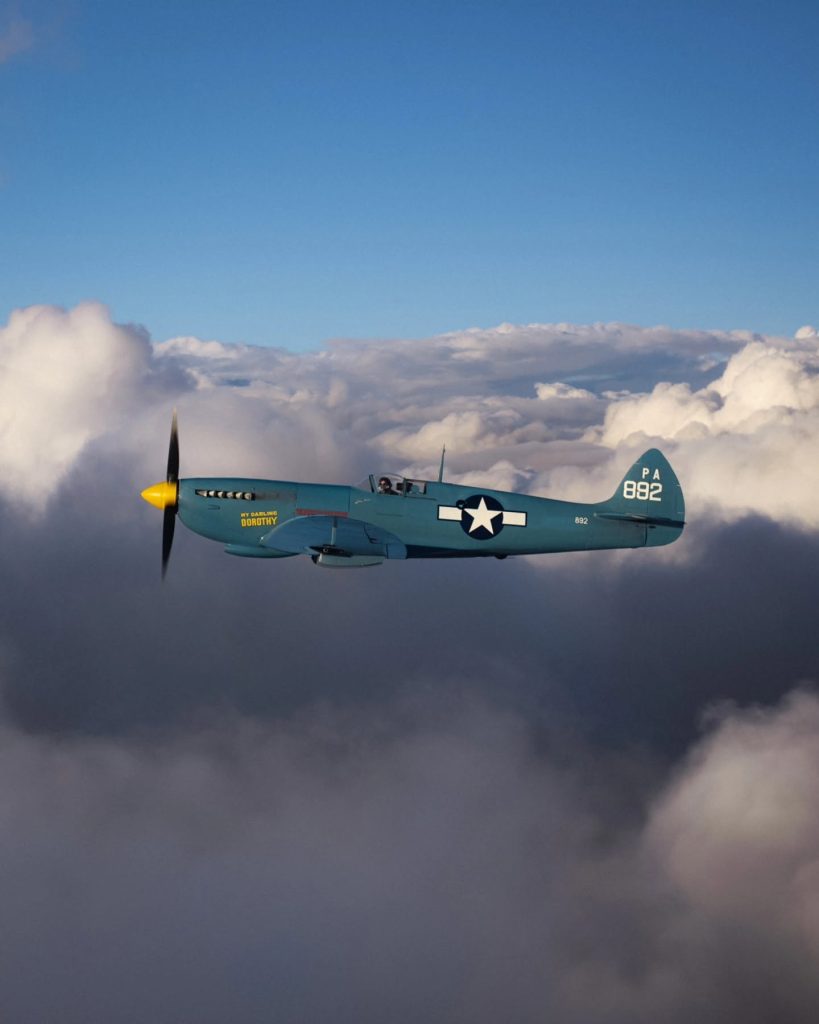 aircraft restoration company unveils usaaf scheme on spitfire pr.xi pl983 2