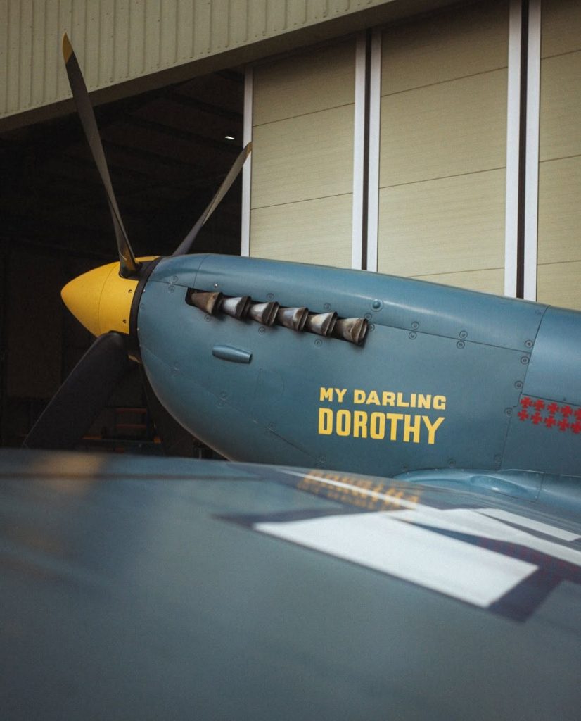 aircraft restoration company unveils usaaf scheme on spitfire pr.xi pl983 my darling dorothy 2