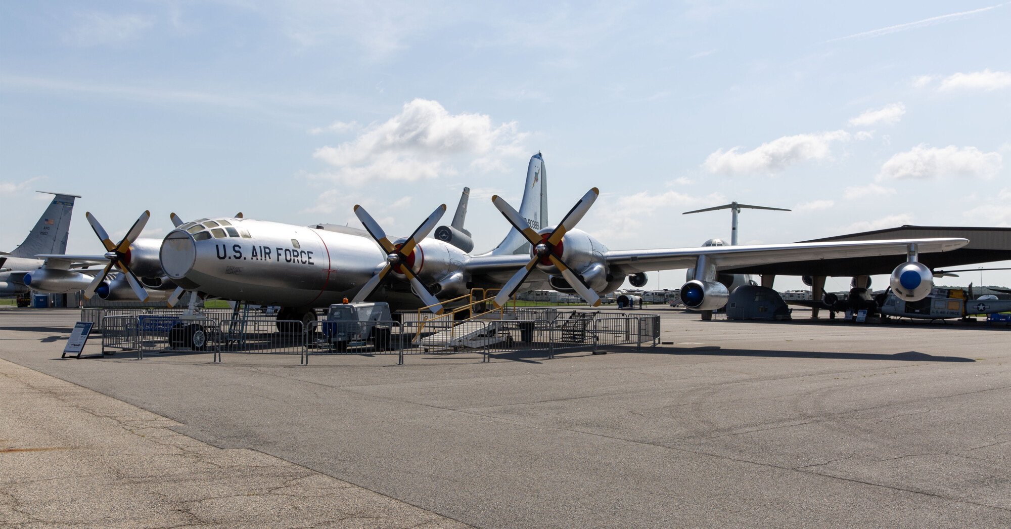 Last of the Piston Bombers: Surviving Examples of the Boeing B-50 89 amcm kb 50 superfortress front left