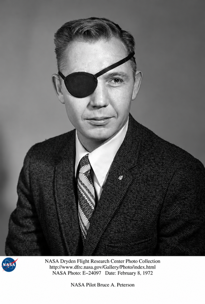 archival nasa portrait of bruce a. peterson