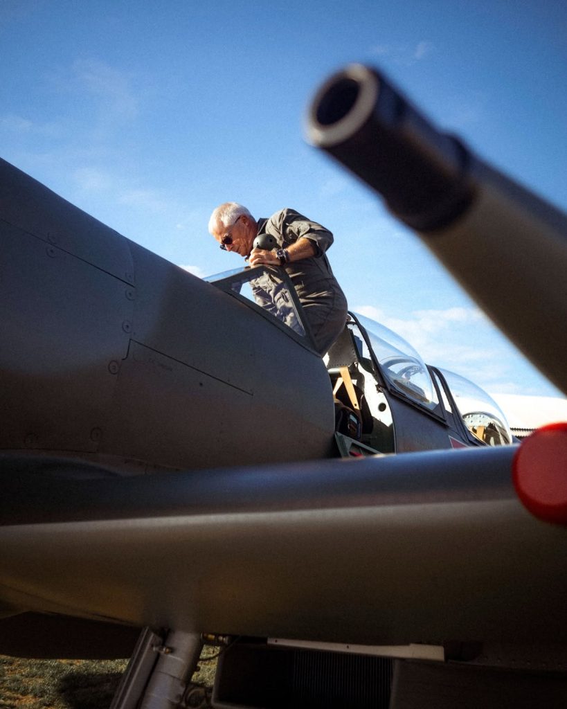 arco founder and managing director john romain mbe conducted the first flight