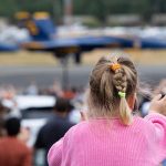 blue angels launch at jet blast bash aug. 1 2
