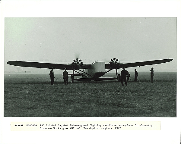 Today In Aviation History: First Flight of the Bristol Bagshot 12 bristol bagshot