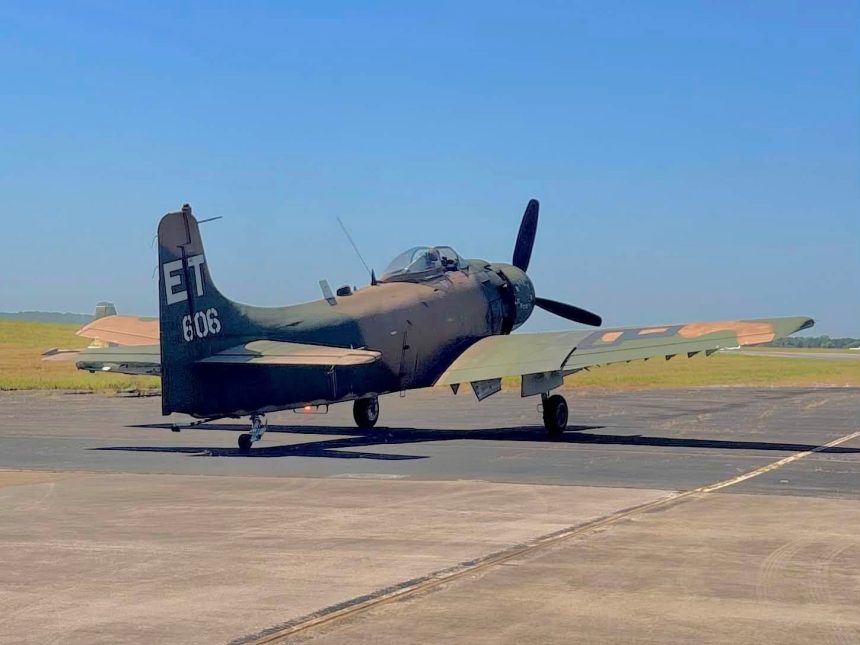 cavanaugh a 1h skyraider buno 139606