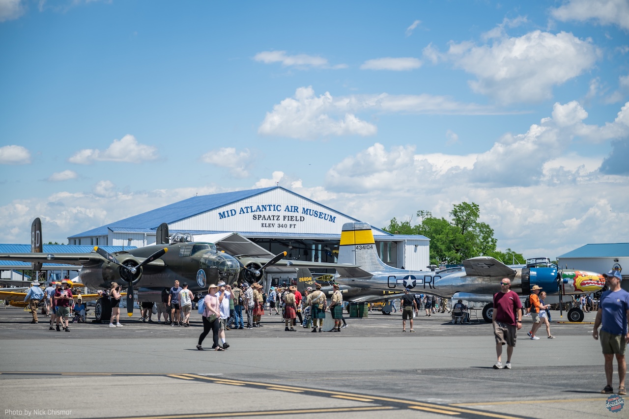 Mid-Atlantic Air Museum's 35th Annual WWII Weekend Recap - Vintage