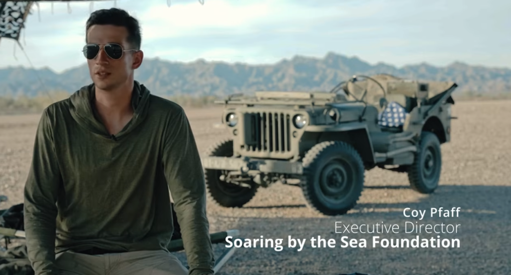 Soaring by the Sea Foundation Brings a Curtiss P-40N Warhawk’s Firepower Back to Life in New Documentary 10 coy pfaff 1