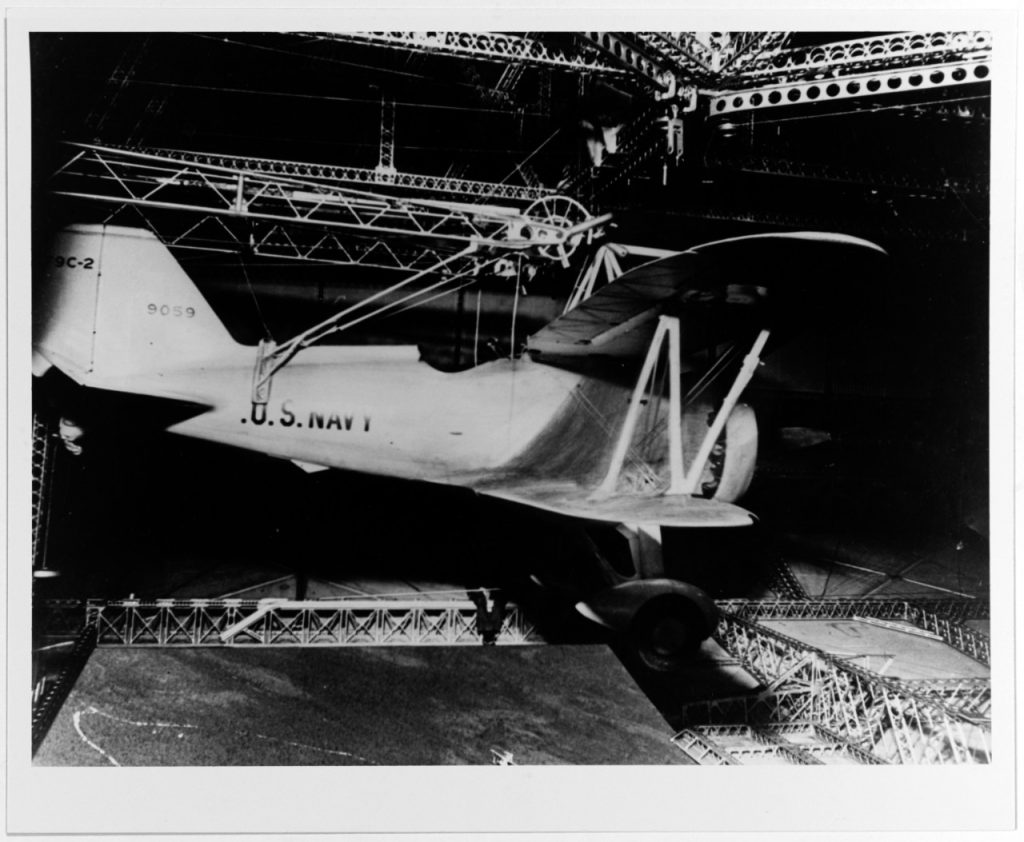 Travel For Aircraft Bookshelf - Skyhookers: An Illustrated History of Hook-On Aircraft and Their Dirigible Motherships by William Wolf 10 curtiss f9c sparrowhawk abaord the uss akron zsr 4 credit nhhc nh 80773