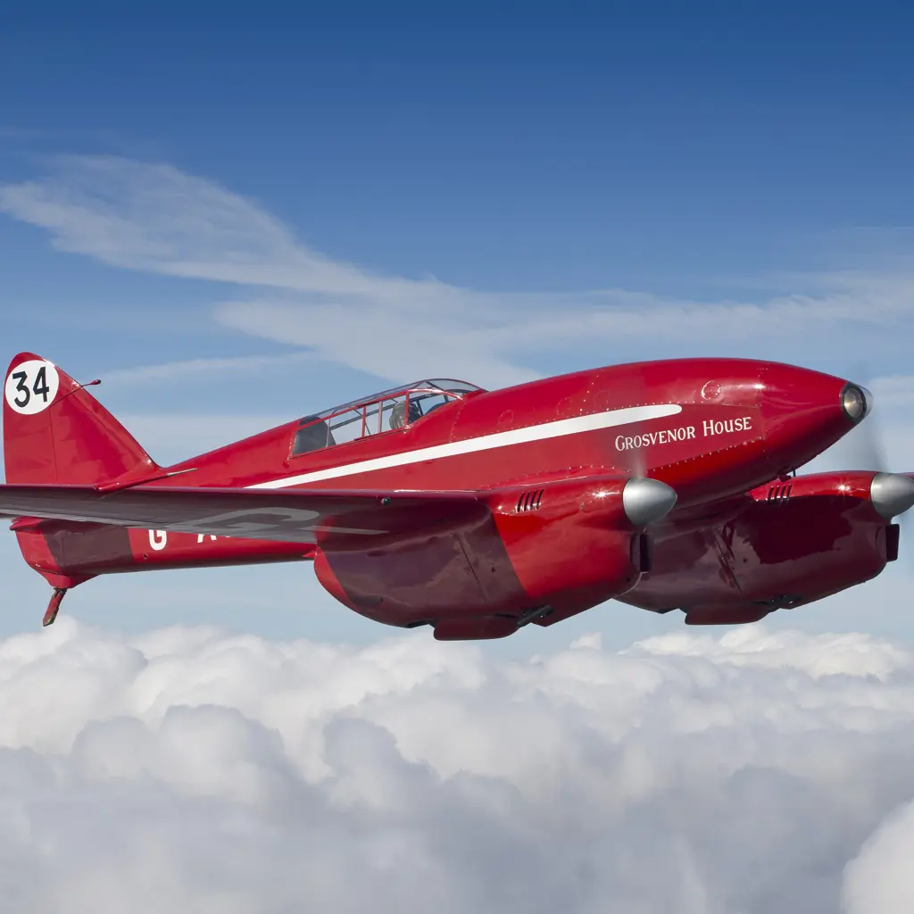 Shuttleworth Trust Launches £250,000 Appeal to Return de Havilland DH.88 Comet to Flight 13 darren harbar dh 88 comet 2014 026