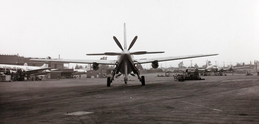 Grounded Dreams: Douglas XB-42 Mixmaster - The Rear Propeller Bomber Outpaced By Jets 12 douglas xb 42a mixmaster rear view
