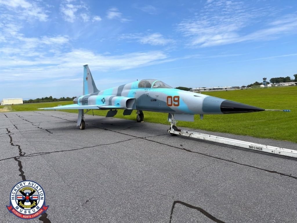 Hickory Aviation Museum Completes Restoration of Northrop F-5E Tiger II 13 f 5e tiger ii buno 741540 hickory aviation museum sc