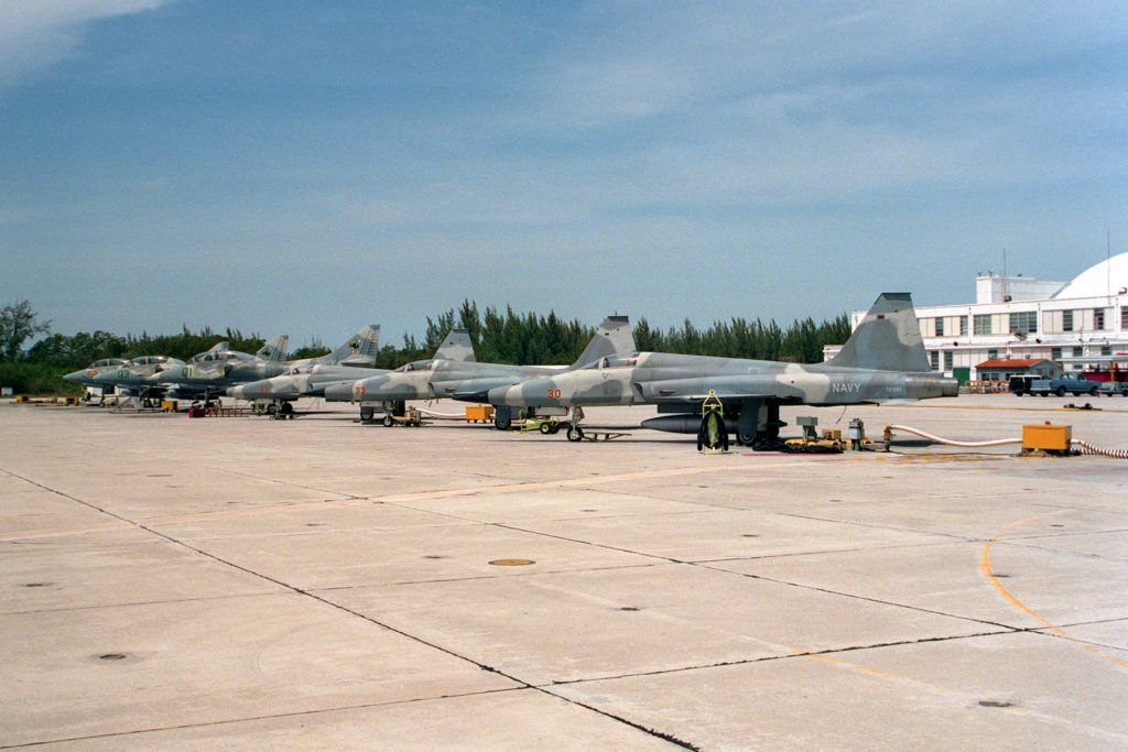Attack Squadron 45 - From Torpedo Bombers to F-16 Adversary Fighters 12 f 5ns and ta 4js of vf 45 at nas key west 1993