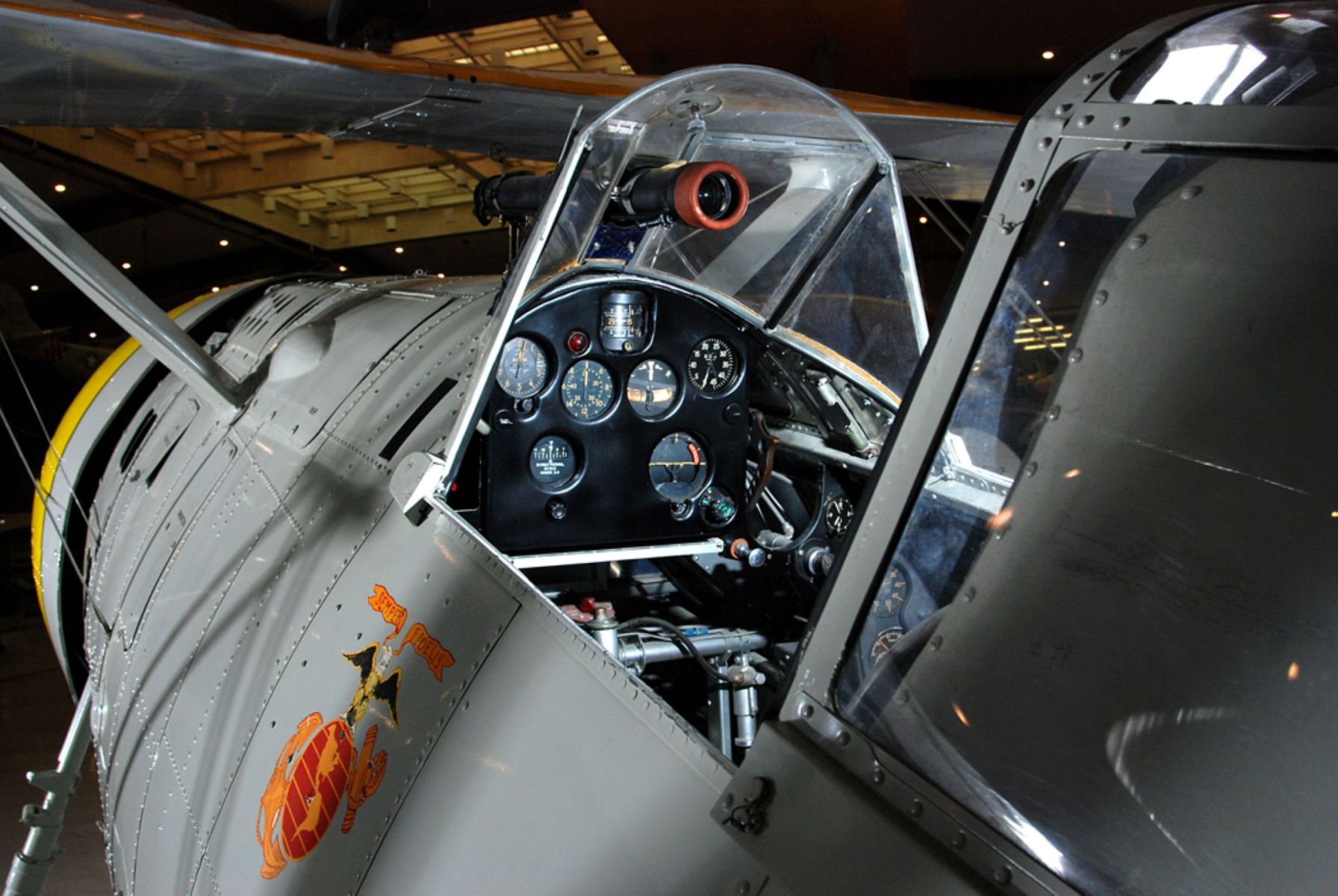 Raised From the Pacific: The Story of General Galer’s Grumman F3F “Flying Barrel" 54 f3fcockpitpullback