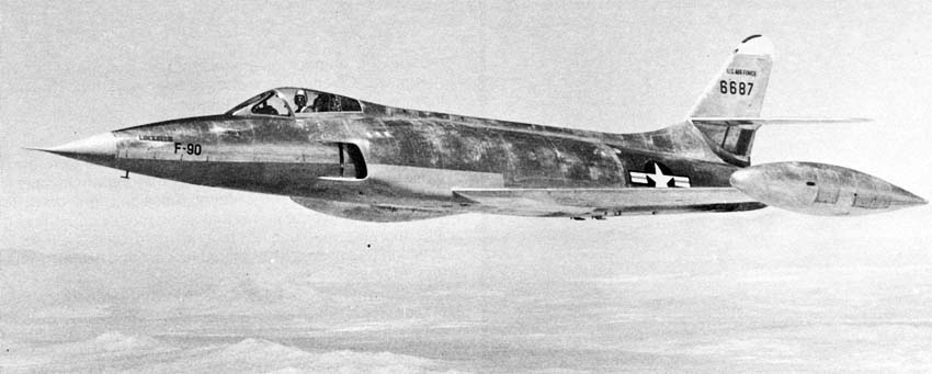 Grounded Dreams: Lockheed XF-90 - First US Air Force Jet to Have an Afterburner 12 f90 5