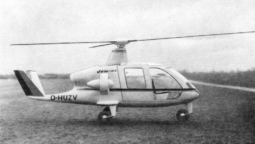 VFW-Fokker H3 Sprinter, a single-engined experimental rotorcraft designed and built in West Germany