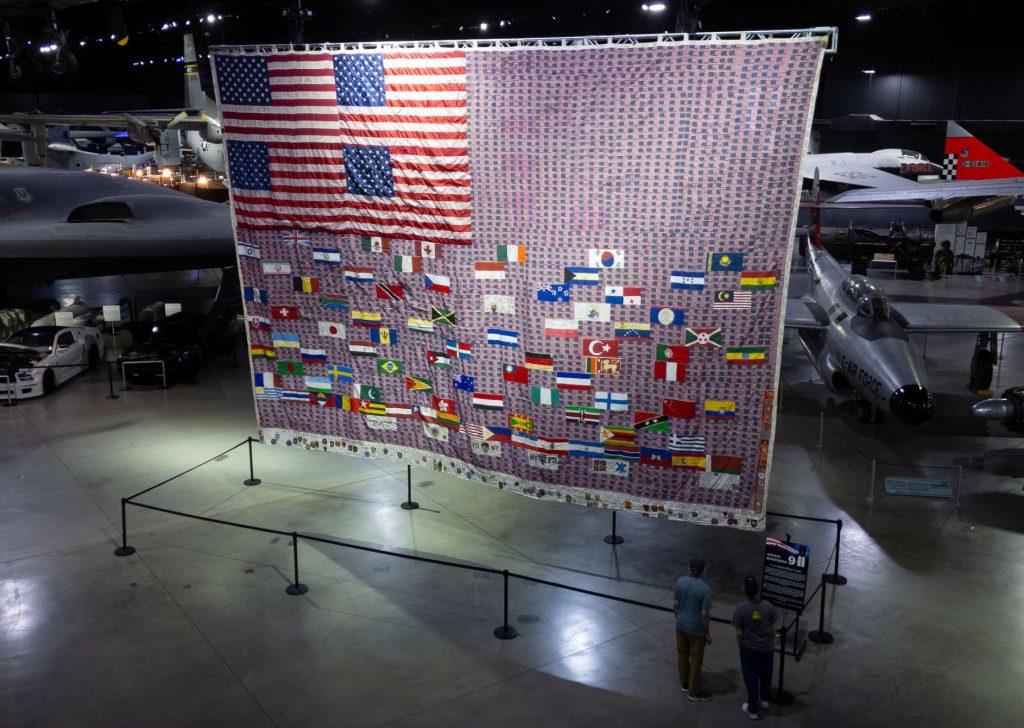 The National Museum of the U.S. Air Force Displays 9/11 Memorial Flag Through August 11 flag in cwg july 2026 scaled e1783598473266