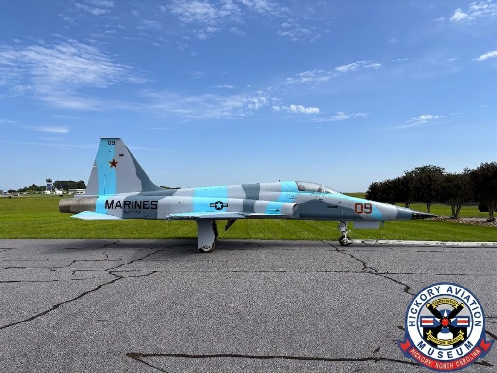 Hickory Aviation Museum Completes Restoration of Northrop F-5E