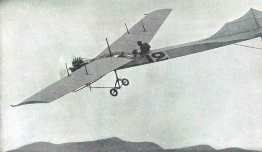 hubert latham vainqueur de la croisiere nice cap ferrat nice en avril 1910 sur antoinette vii et rm de vitesse terrestre
