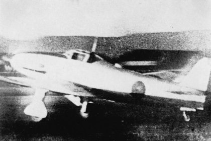 image of the Ki 64 doing a ground run