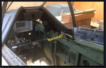 Inside the cockpit of A68-71 as she sits now in her jigs. (photo via ANMA)