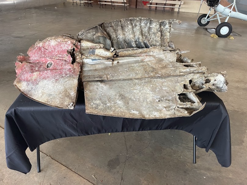 Wingtip of Richard Bong’s P-38 “Marge” Found by Pacific Wrecks, Recovered to Richard Bong Veterans Historical Center 30 img 0444
