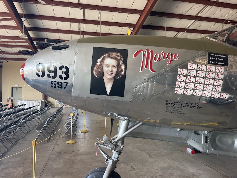 Wingtip of Richard Bong’s P-38 “Marge” Found by Pacific Wrecks, Recovered to Richard Bong Veterans Historical Center 26 img 0448