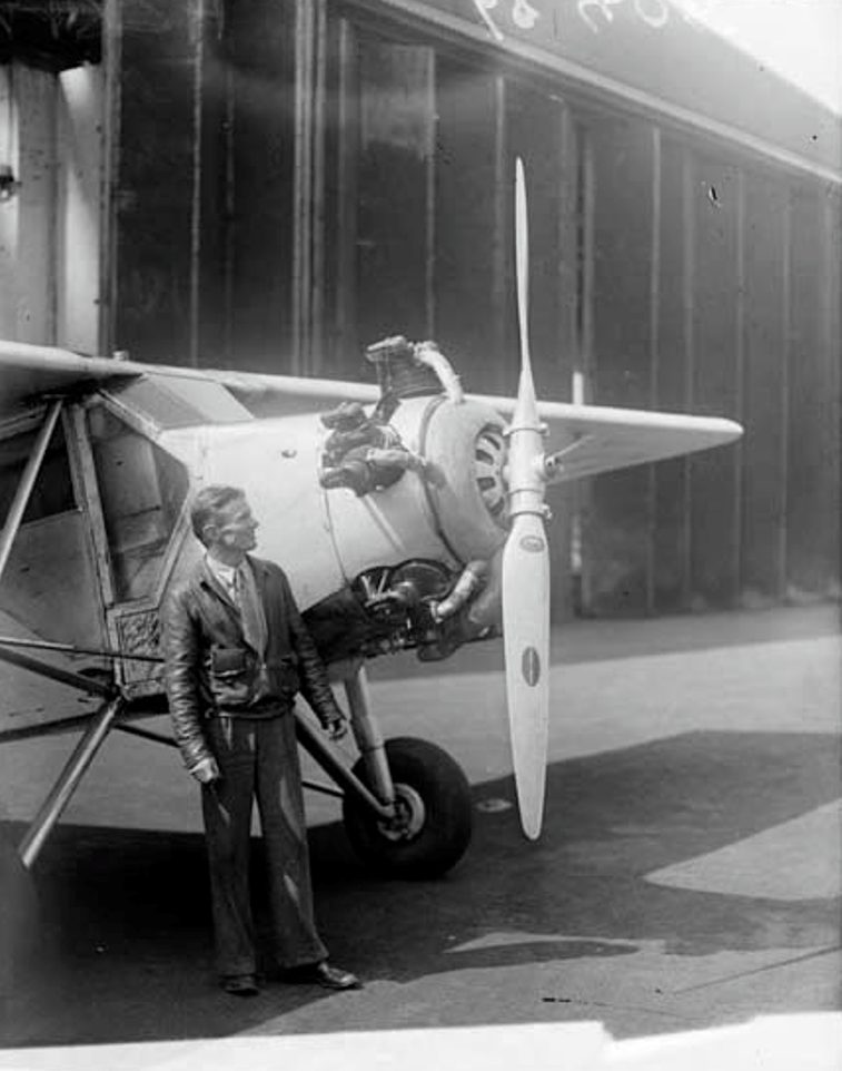 "Wrong Way" Corrigan's Little Ray of Sunshine Among the Planes of Fame 49 ind h 2847 e1783800811844