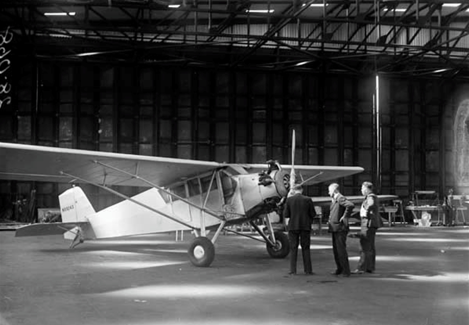 "Wrong Way" Corrigan's Little Ray of Sunshine Among the Planes of Fame 45 ind h 3242
