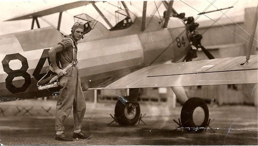 joe peterburs wwii pilot training solo pt17 stearman