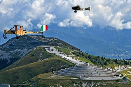 jonathan collections caproni ca.3r and spad xiii honor wwi fallen during asiago anniversary flight 16