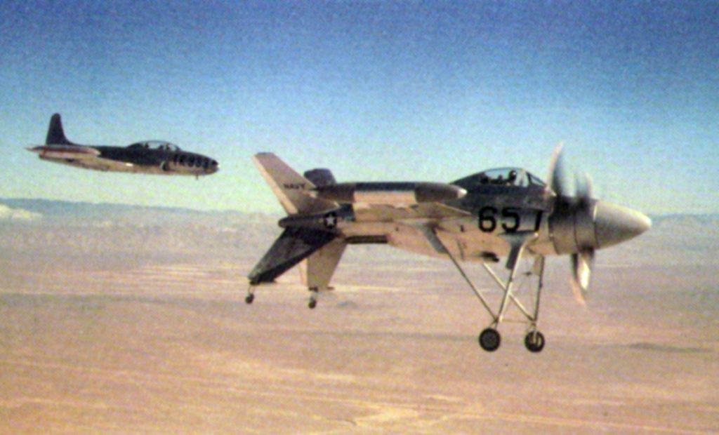 Grounded Dreams: Lockheed XFV - The Vertical Fighter Killed By Engine Delays 12 lockheed xfv 1 in flight with t 33 c1954