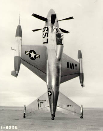 Grounded Dreams: Lockheed XFV - The Vertical Fighter Killed By Engine Delays 13 lockheed xfv 1 on ground bw